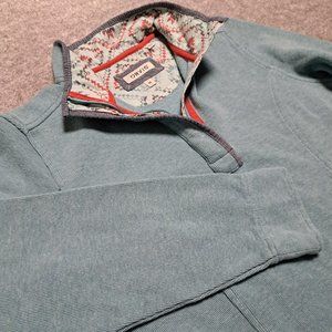 Orvis Women's Quarter Zip Pullover - Teal - Medium